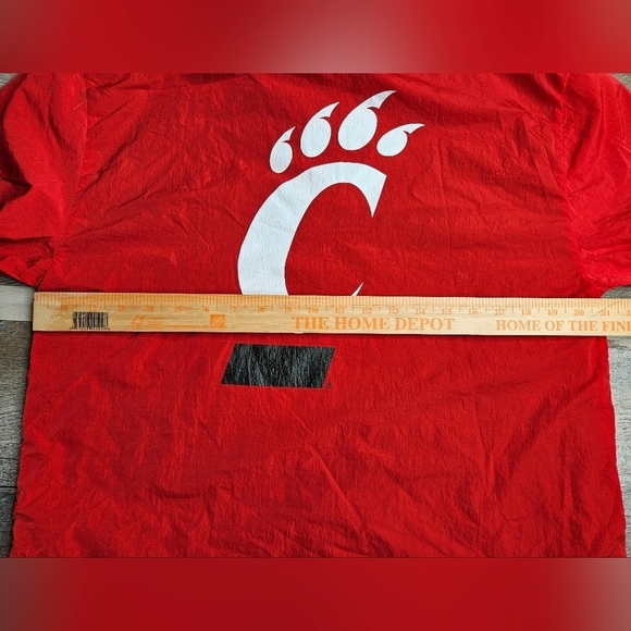 Cincinnati Bearcats Windbreaker XS Red Travis Kelce Taylor Swift - Picture 10 of 10